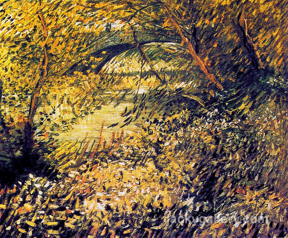 Banks of the Seine in the spring, Van Gogh painting